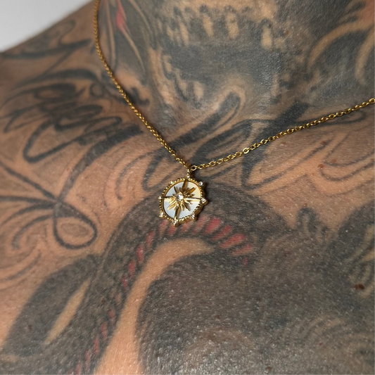 Astrid Compass Pendant