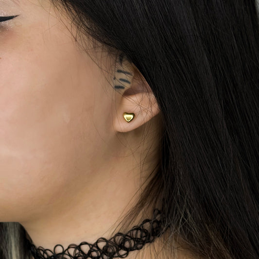 Zea Heart Studs